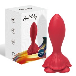 rose vibrating butt plug